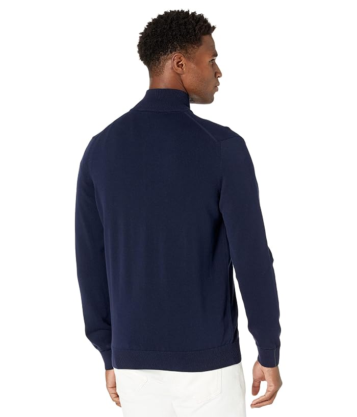 Lacoste Long Sleeve Solid Jersey Full Zip High Neck Sweater - Image 2