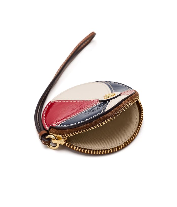 Lauren Ralph Lauren Leather Small Beach Ball Pouch - Image 2