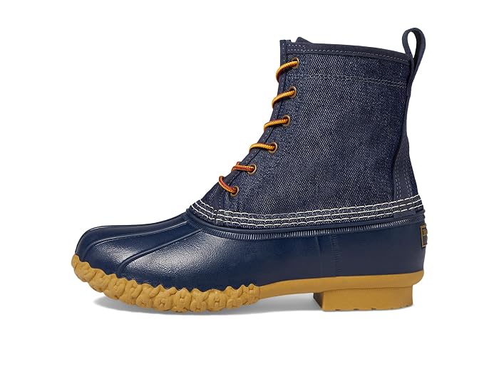 L.L.Bean Bean Boot 8" Denim Insulated Flannel Lined - Image 4