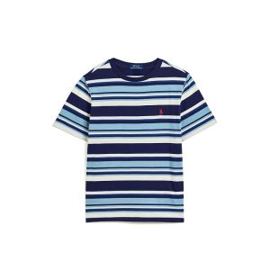 Polo Ralph Lauren Kids Striped Cotton Jersey Tee (Big Kid)