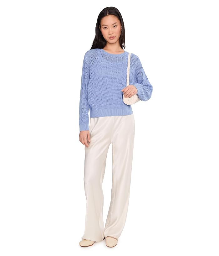 Eileen Fisher Petite Peruvian Cotton Blend Crew Neck Sweater - Image 2
