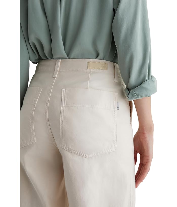 AG Jeans Laurent Mid-Rise Utility Wide Leg Pants - Image 4