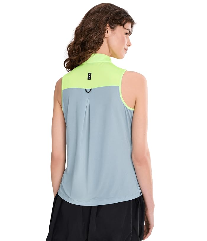 Jamie Sadock Mirror Zip Mock Sleeveless Color Block - Image 4