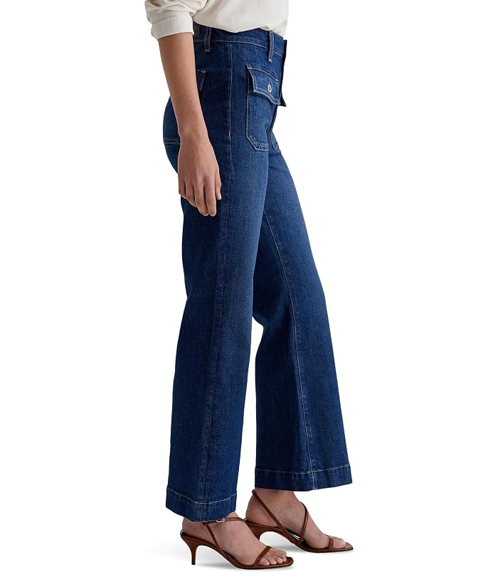 AG Jeans Bonnie Mid-Rise Relaxed Flare in Shallow - Image 2