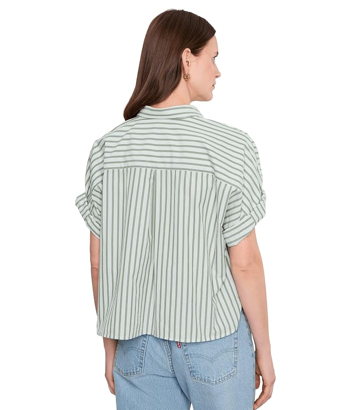 Lilla P Striped Oversized Button Down Dolman - Image 4