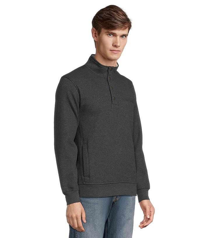 L.L.Bean Katahdin Iron Works Bonded Waffle Fleece Mock Neck - Image 2