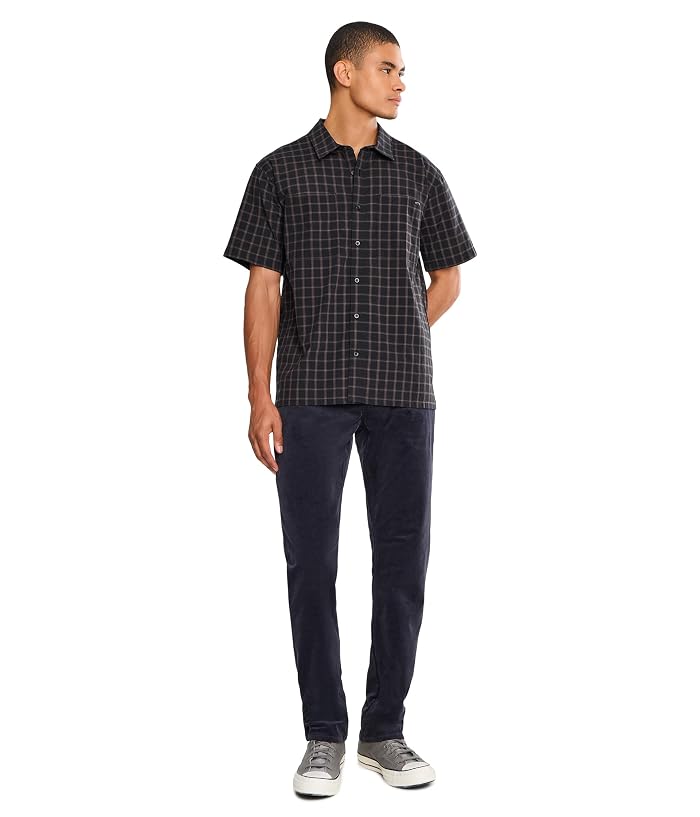 Paige Federal 32" Slim Straight Fit Stretch Corduroy Pants in Deep Anchor - Image 2