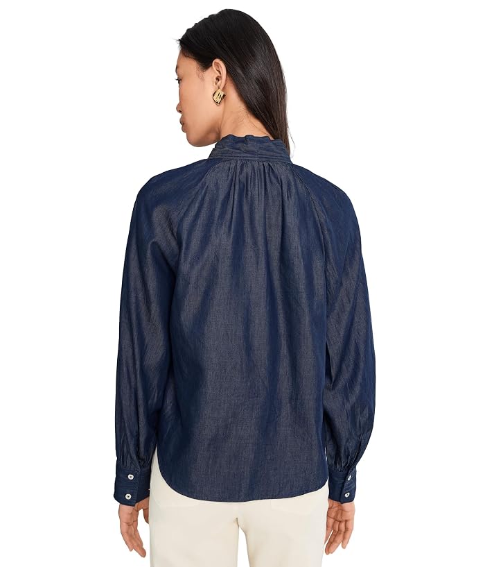 CeCe Raglan Seam Neck Bow Shirtail Top - Image 4