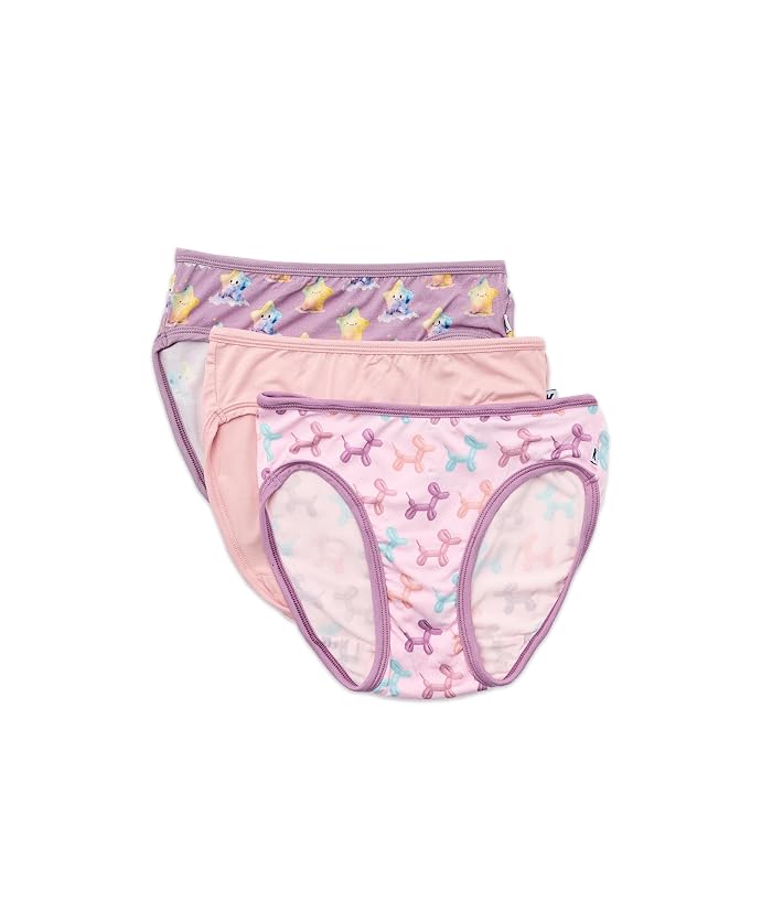 Kickee Pants Kids Print Girl's Underwear Set of 3 (Little Kid/Big Kid) - Image 2