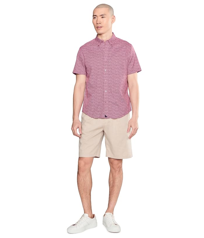 UNTUCKit Short Sleeve Halloway Performance Printed Shirt - Image 2