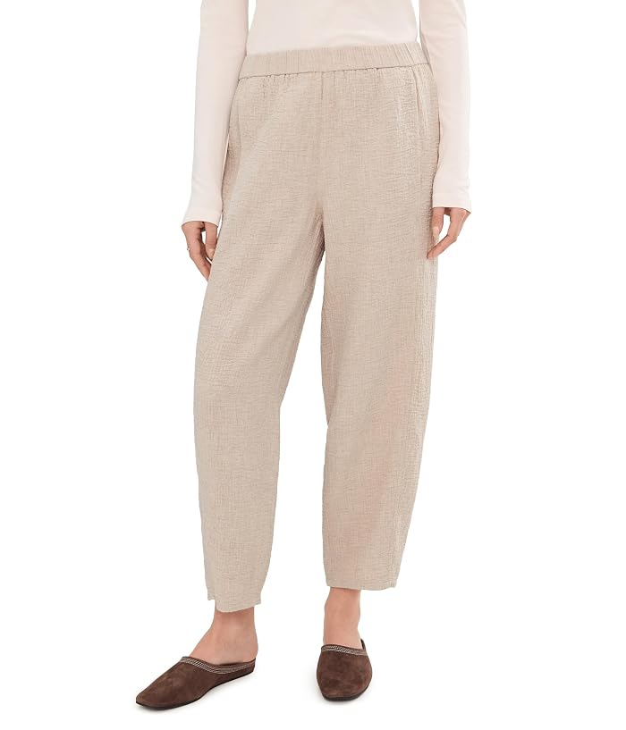 Eileen Fisher Organic Cotton Doubleweave Lantern Pants