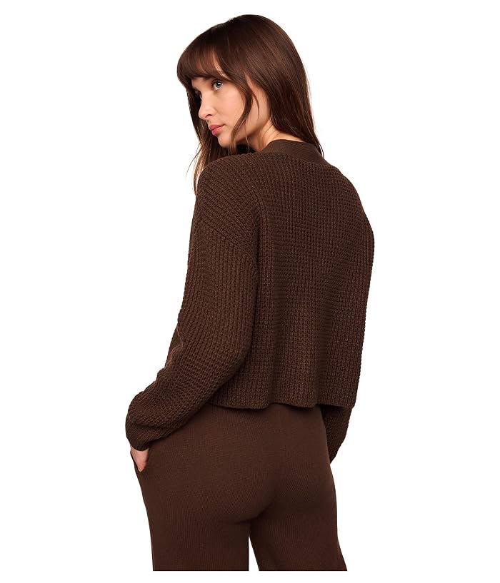 Eberjey Recycled Sweater Cropped Cardigan - Image 2