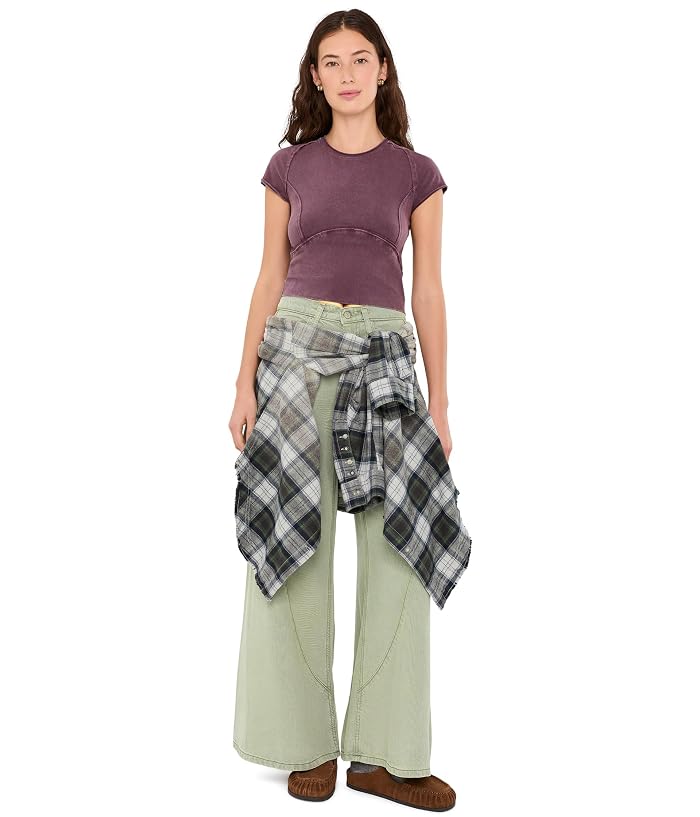 Free People Haven Mid-Rise Baggy Wide-Leg Jeans - Image 2