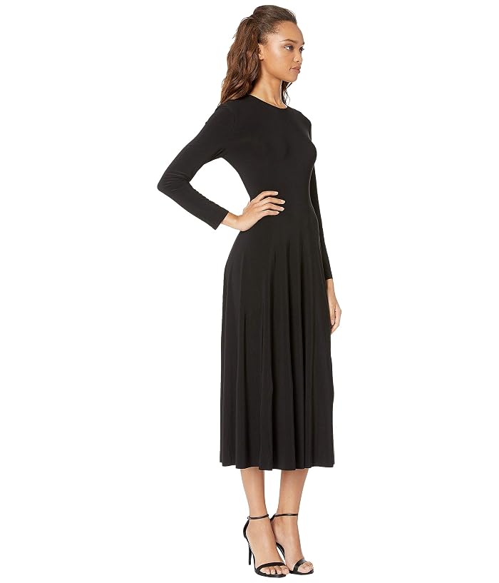 Norma Kamali Long Sleeve Flared Dress - Image 4