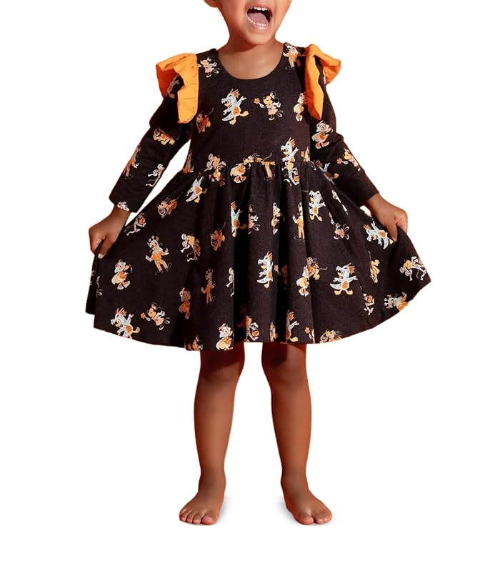 Monica + Andy Let's Dance Dress Long Sleeve (Toddler/Little Kid/Big Kid) - Image 2