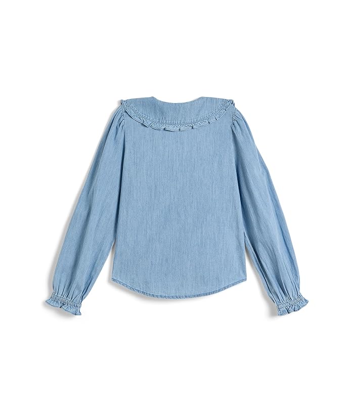 Janie and Jack Chambray Collar Top (Toddler/Little Kid/Big Kid) - Image 2