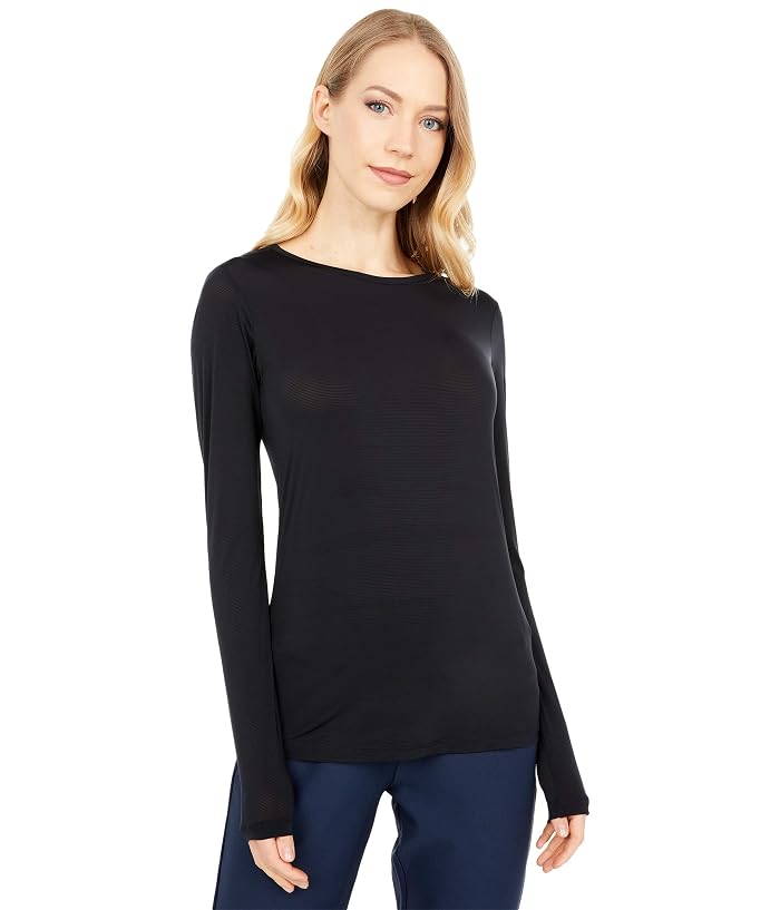 Jamie Sadock Sunsense Crew Neck Top Long Sleeve