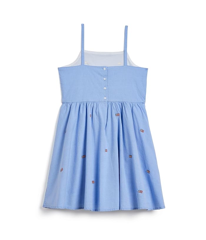 Janie and Jack Oxford Flag Embroidered Dress (Infant/Toddler/Little Kid/Big Kid) - Image 2