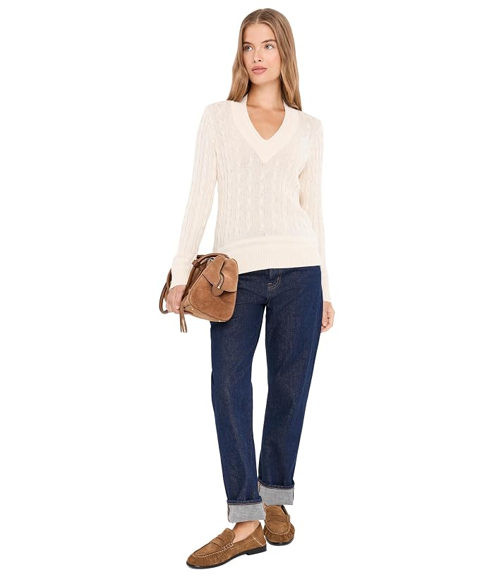 Lauren Ralph Lauren Petite Cable-Knit Cricket Sweater - Image 2
