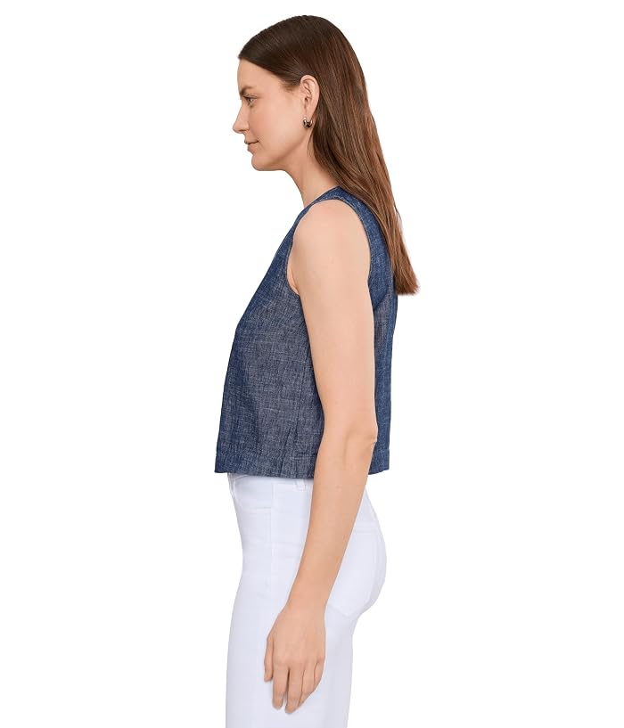NIC+ZOE NZ by NIC+ZOE Chambray Mix Stevie Tank - Image 3