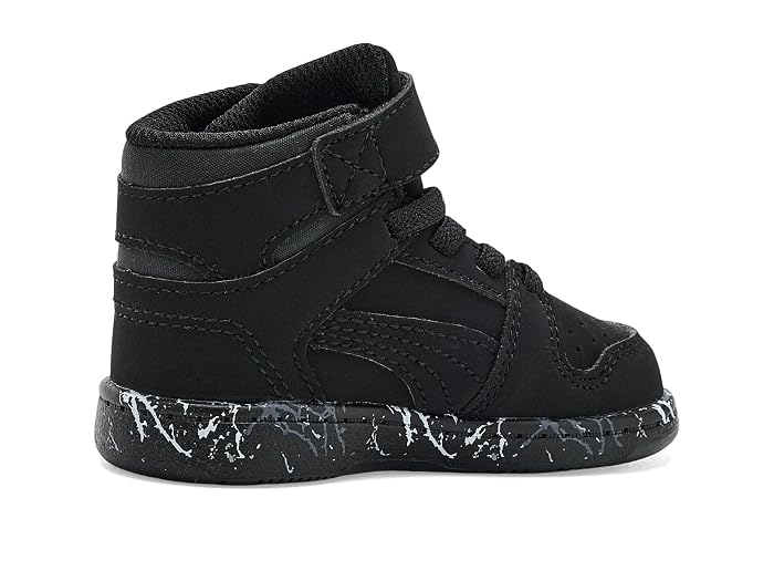 PUMA Kids Rebound Layup Mid Hook And Loop Shoes (Toddler) - Image 3