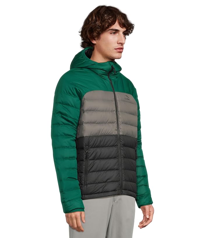 L.L.Bean Bean's Down Hooded Jacket Color-Block - Image 2