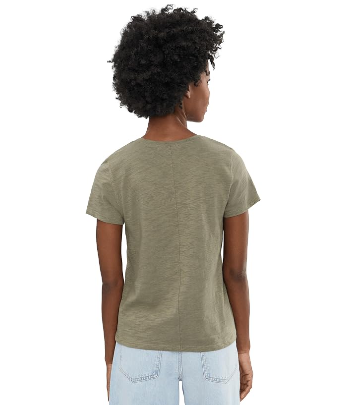 Lilla P Short Sleeve Back Seam V-Neck - Image 4