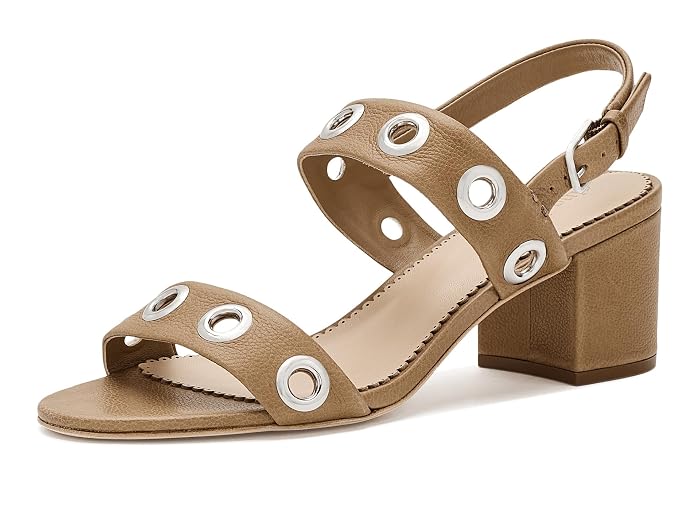 Cinq à Sept Gemma Grommets Block Heel Sandals