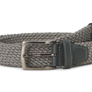 Johnston & Murphy Woven Stretch-Knit Belt