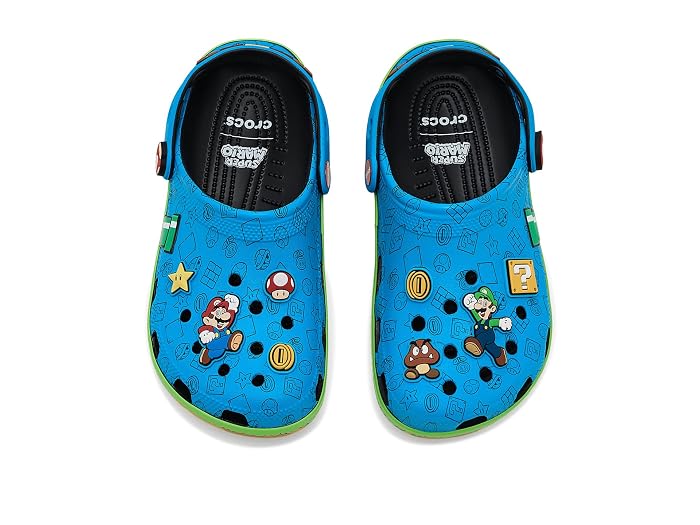 Crocs Kids Classic Super Mario Clogs (Little Kid/Big Kid) - Image 2