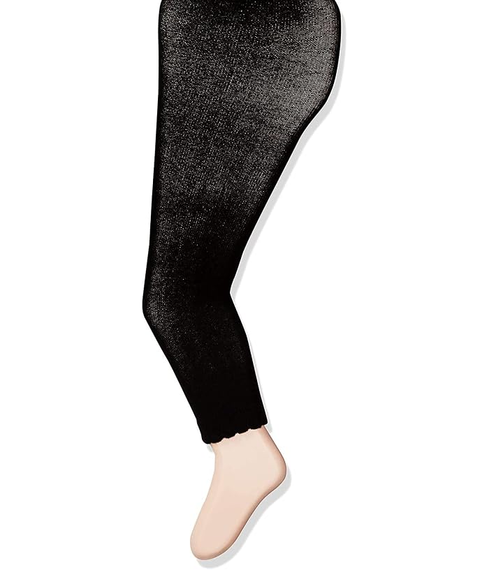 Jefferies Socks Girls' Little Cotton Footless Tights with Scalloped Edge - Image 2