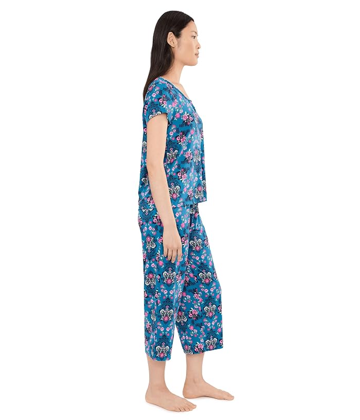 Karen Neuburger Henley Top & Crop Pantss Pajama Set - Image 2