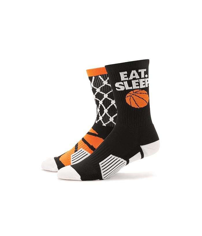 ChalkTalk SPORTS Basketball Woven Mid-Calf Sock Set - Net (Little Kid/Big Kid/Adult) - Image 3