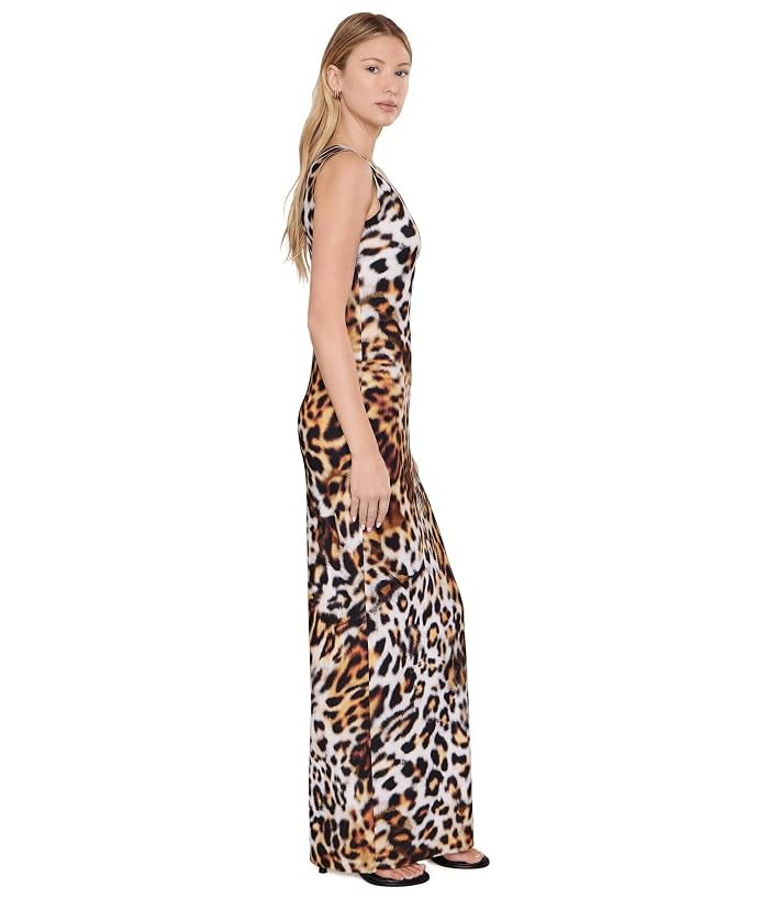 Norma Kamali Drop Shoulder Fitted Gown w/ Side Slit - Image 3