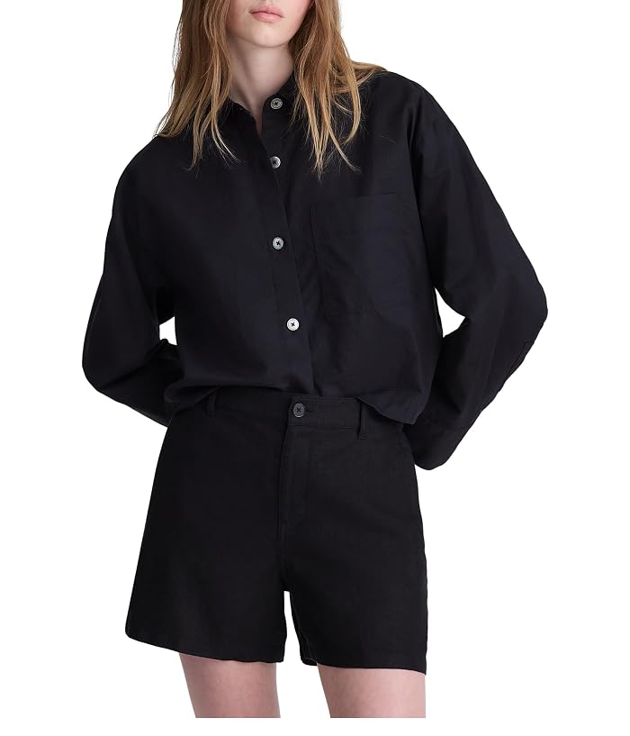 Madewell The Zoe Short in 100{7b91b9d3f7bc57bb8c2ea9bb7ec83593a01d7e3efb2c87c26024f46a8b6634d5} Linen