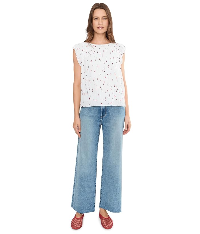 Liverpool Los Angeles Flutter Sleeve Boat Neck Knit Top - Image 2
