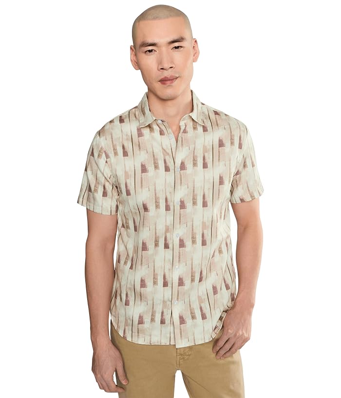 John Varvatos Sean Short Sleeve French Placket Shirt W780f26