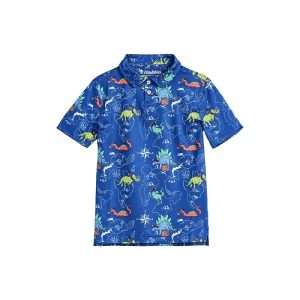 Chubbies Kids The Rex Marks The Spot Performance Polo (Big Kid)