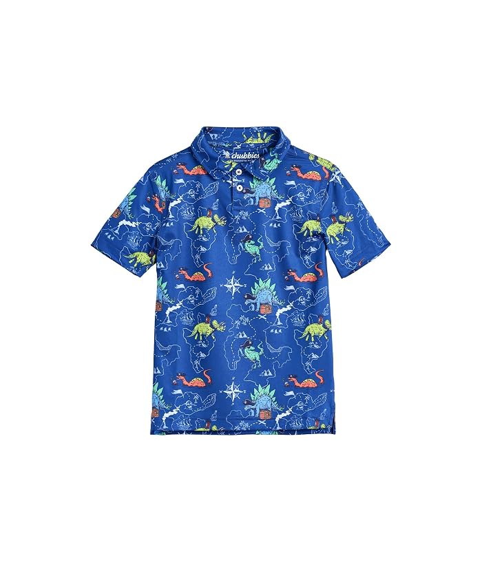 Chubbies Kids The Rex Marks The Spot Performance Polo (Big Kid) - Image 4