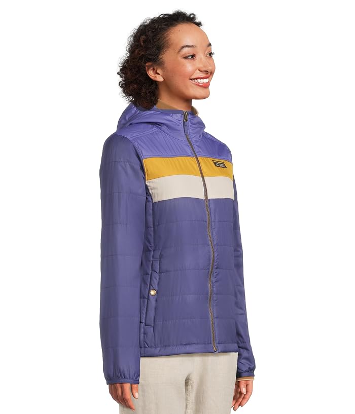 L.L.Bean Mountain Classic Hooded Puffer Color Block - Image 2