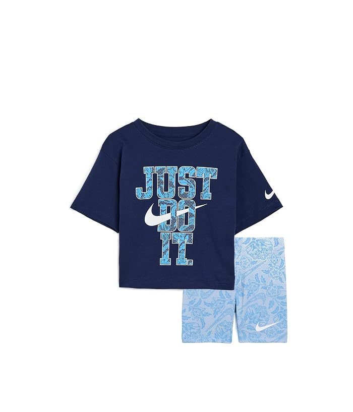 Nike Kids Lace It Up Bike Shorts Set (Little Kid) - Image 4