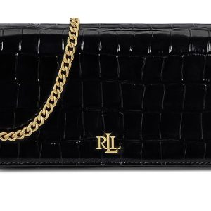 Lauren Ralph Lauren Croc-embossed Medium Adair Ii Crossbody