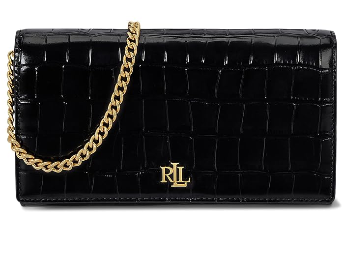 Lauren Ralph Lauren Croc-embossed Medium Adair Ii Crossbody