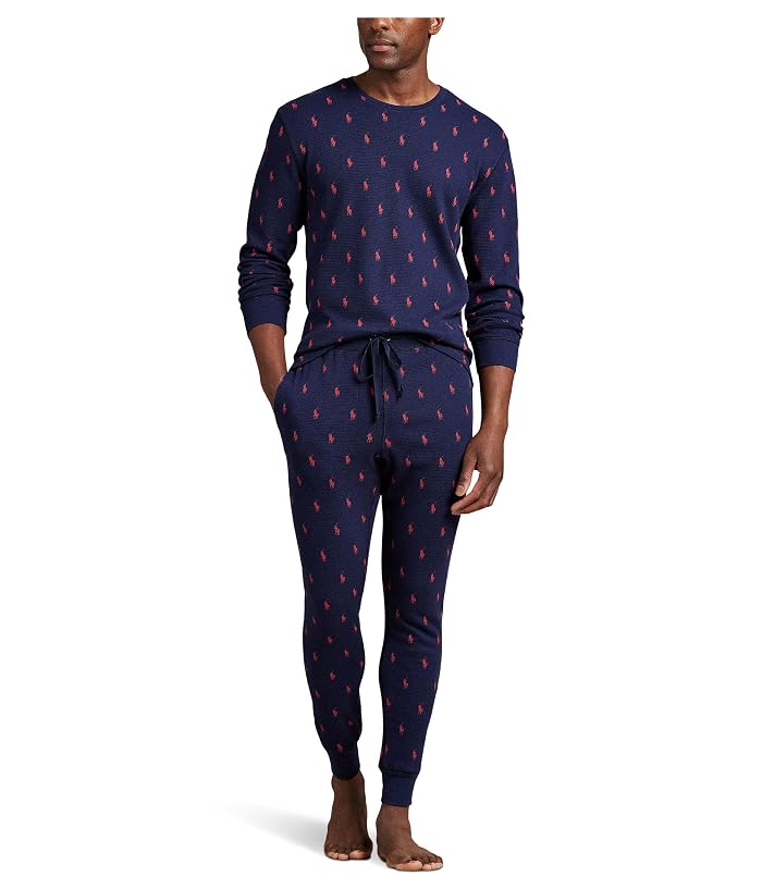 Polo Ralph Lauren Waffle Printed Joggers - Image 3