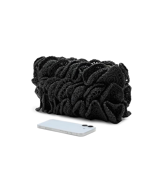 FARM Rio Raffia Flower Clutch - Image 3