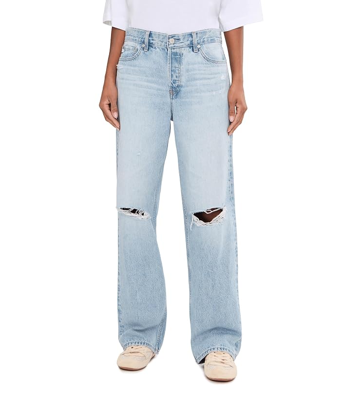 AG Jeans Billie Relaxed Straight in Soft Focus Destructed