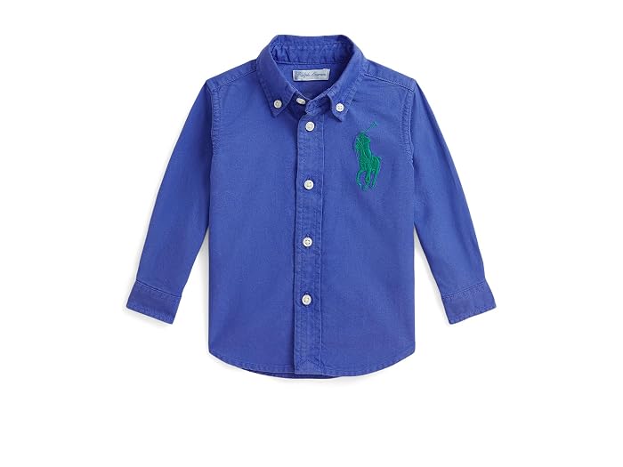 Polo Ralph Lauren Kids Big Pony Cotton Oxford Shirt (Infant) - Image 3