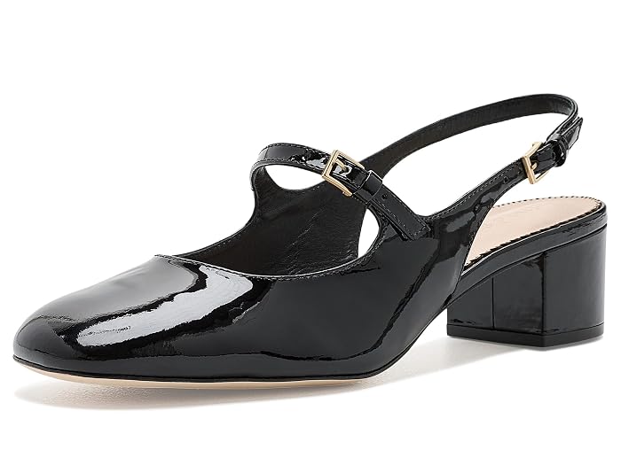 Cinq à Sept Diana Patent Slingback Block Heels