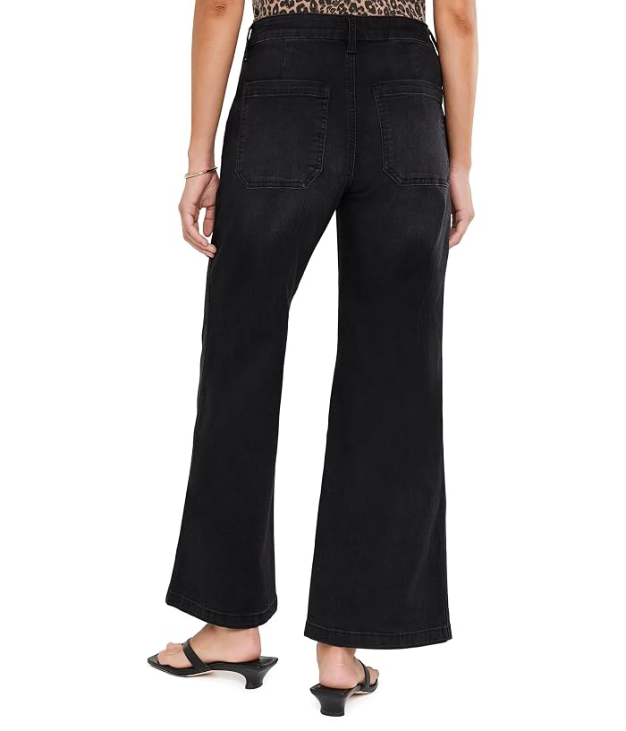 KUT from the Kloth Petite Jodi High-Rise Fab AB Straight Leg Dip Coop Pockets in Luscious - Image 4