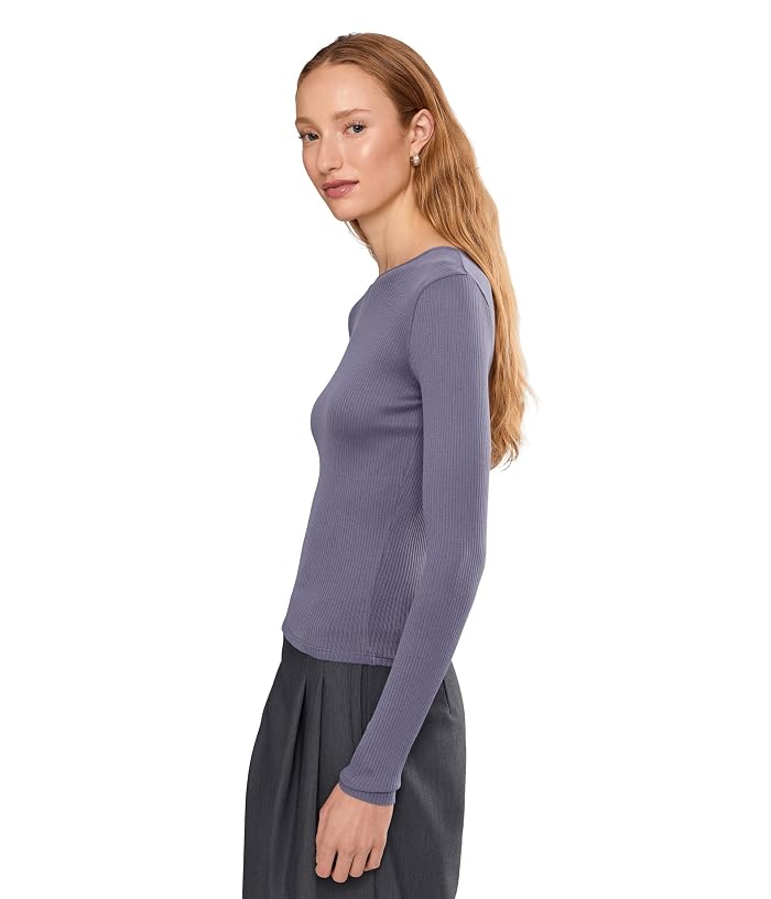 Vince Rib Long Sleeve Crew - Image 3
